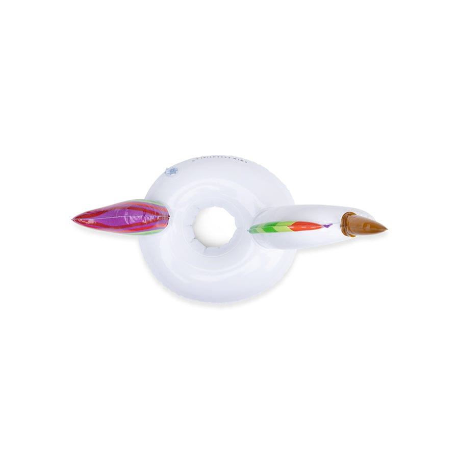Dreamscape | witte opblaasbare bekerhouder eenhoorn