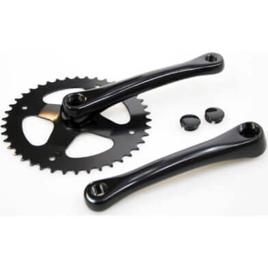 Cortina crankstel 42t 3 32 alu zwart