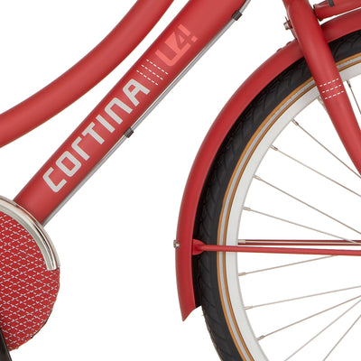Cortina spatbord voor 24 u4 true red matt