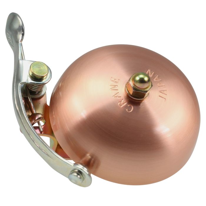 Crane suzu bell (steel band) - brushed copper