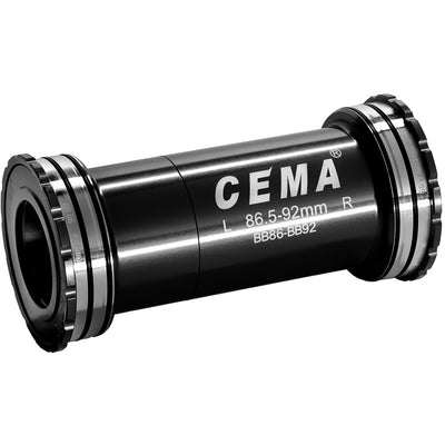 Cema bracketas bb86-bb92 shimano sg3 coated ker. zwart