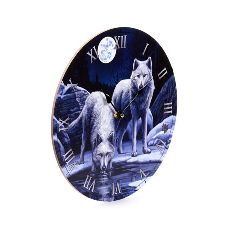 Lisa parker warriors of winter wolf bedrukte klok