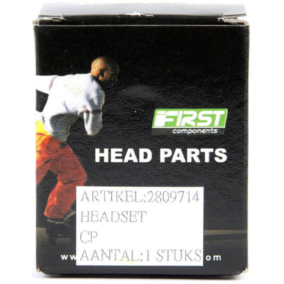 First balhoofdstel waterproof 9-delig 1⅛“ staal chroom