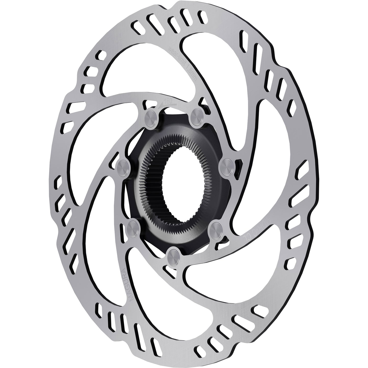Magura remschijf mdr-c-cl 160 centerlock lockring steekas
