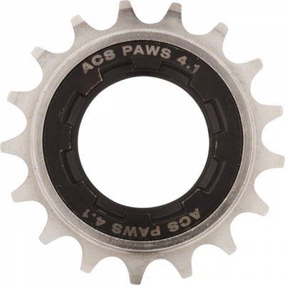 Acs freewheel bmx 17t 3 32 paws 4.1 bsa nikkel zwart