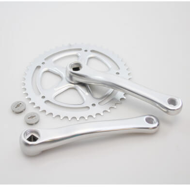 Hzb kettingwiel crankset alu 46 tands 170 mm 1 8 - 3 32 zilver