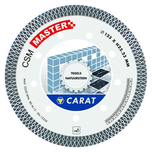 Carat diamantzaagblad ø125 cs master beton