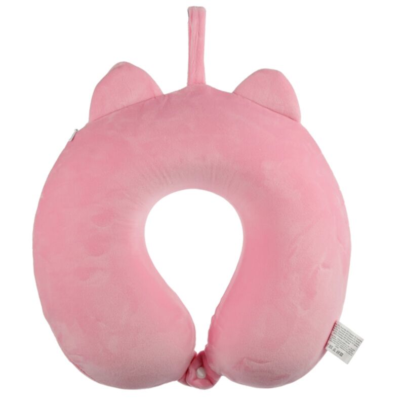 Relaxeazzz varken pluche memory foam nekkussen