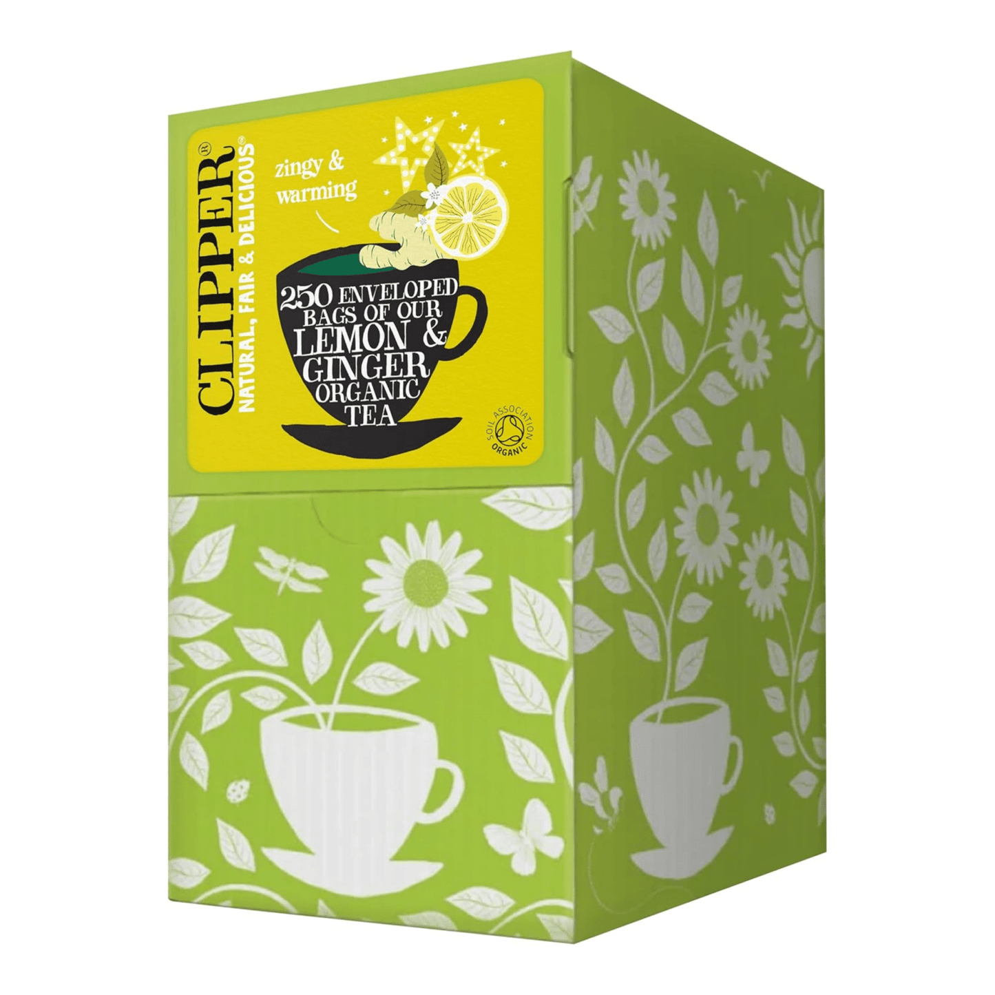 Clipper thee clipper infusion lemon ginger bio (250 stuks)