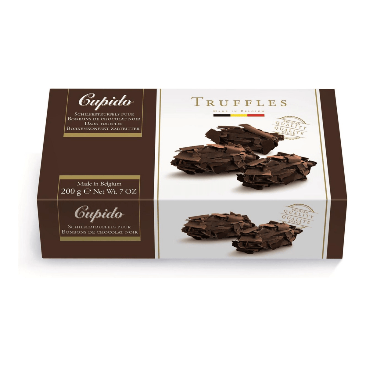 Cupido puur chocolade schilfertruffels (12x 200gr)