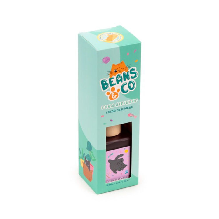 Beans co katten cacao kasjmier 100ml geurstokjes