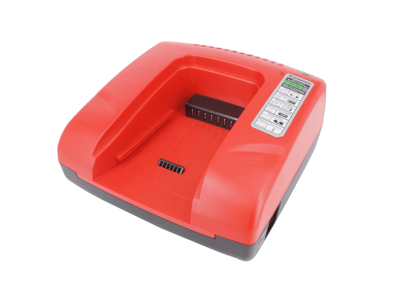 Gereedschap acculader basisstation 20-36v 2.1a - rood