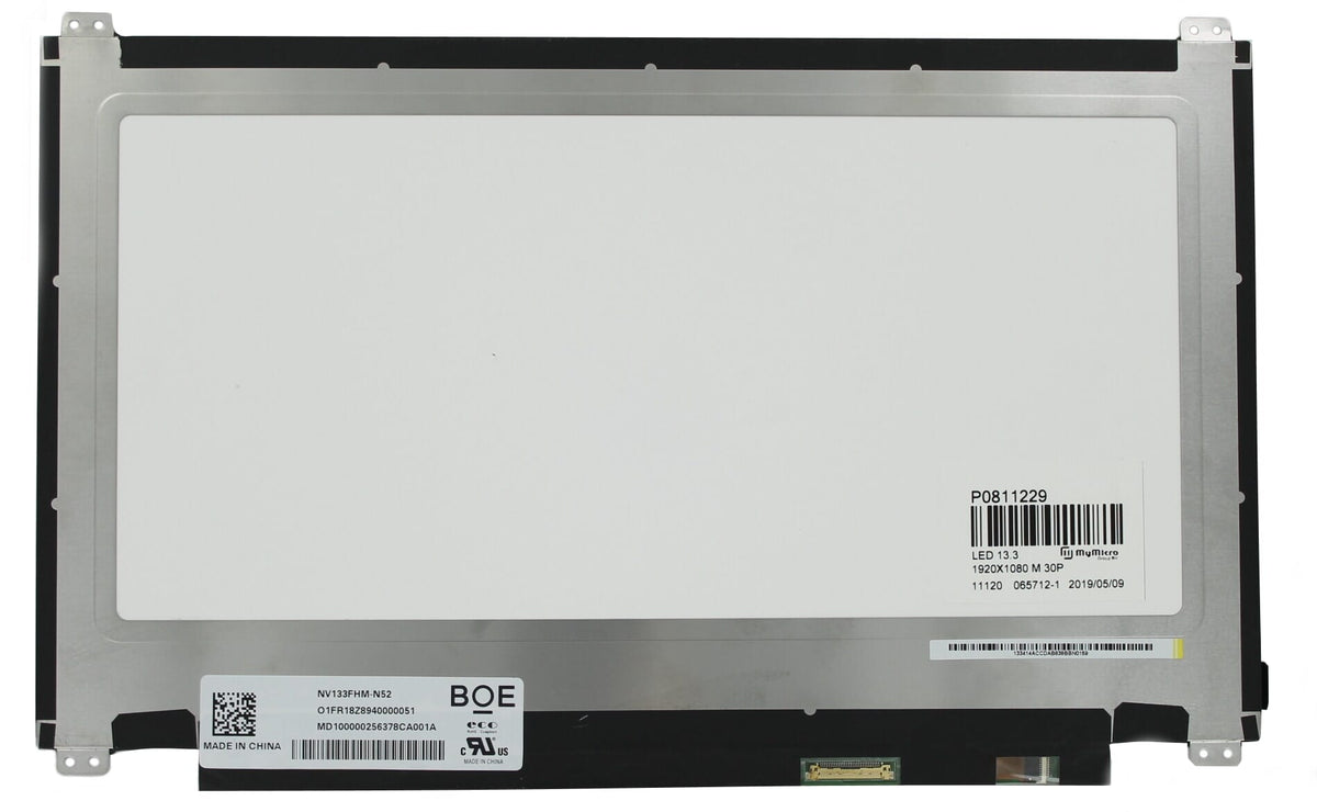 13.3 inch lcd scherm 1920x1080 mat 30pin edp, ips