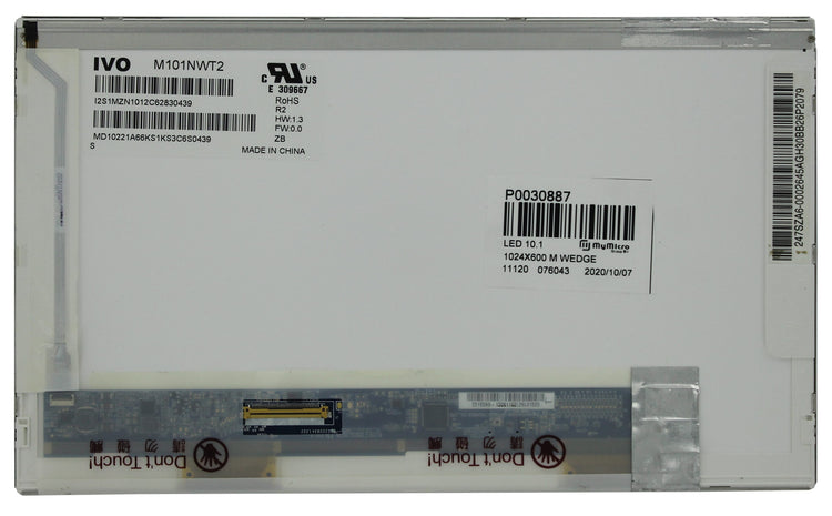 10.1 inch lcd scherm 1024x600 mat 40pin