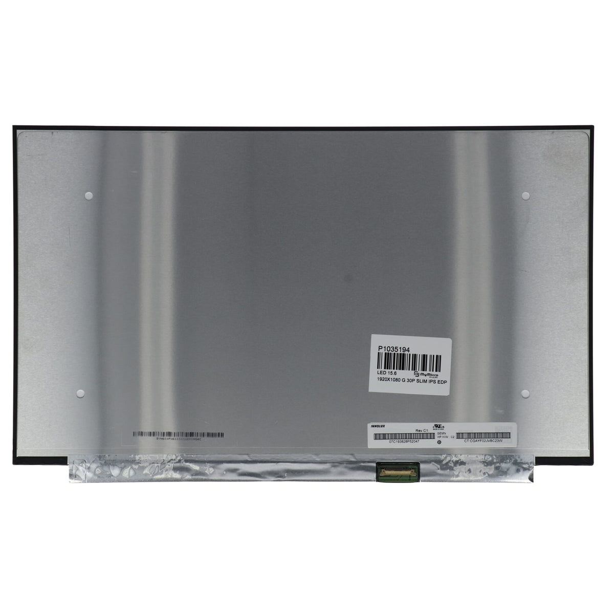 15.6 inch lcd scherm 1920x1080 glans 30pin edp, ips