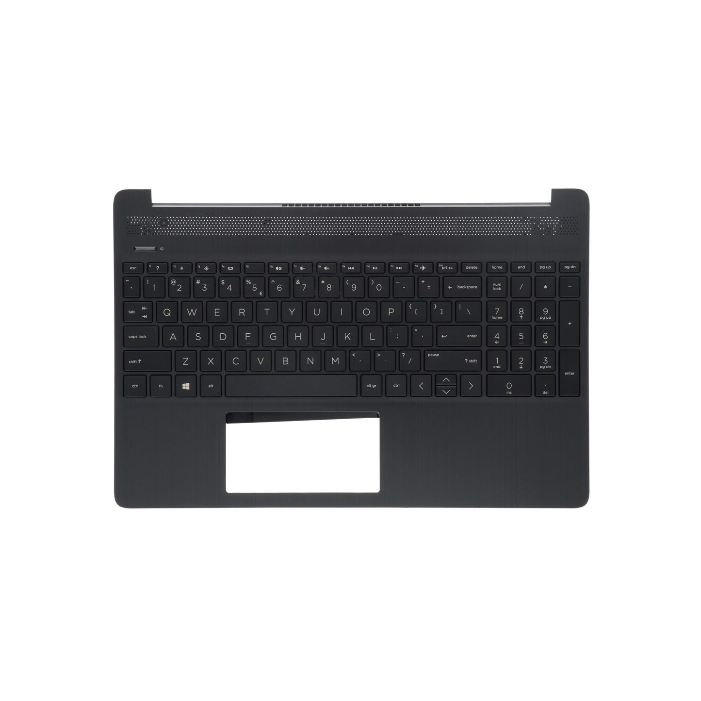 Ty hp laptop toetsenbord qwer us + top cover - grijs