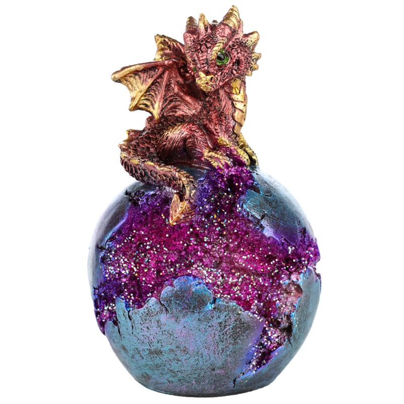 Baby draak led geode drakenei