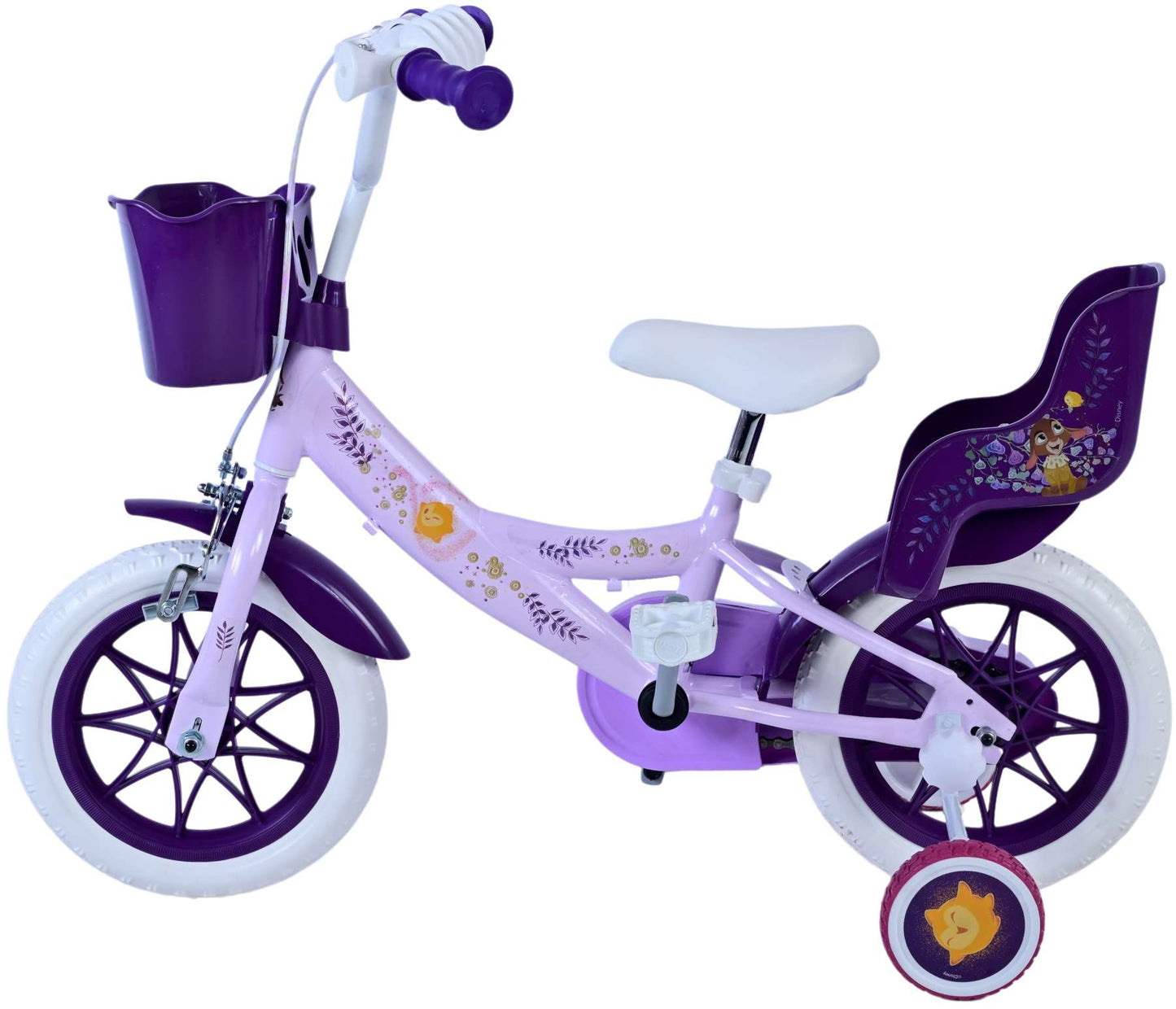 Wish Wish Kinderfiets Meisjes 12 inch Paars