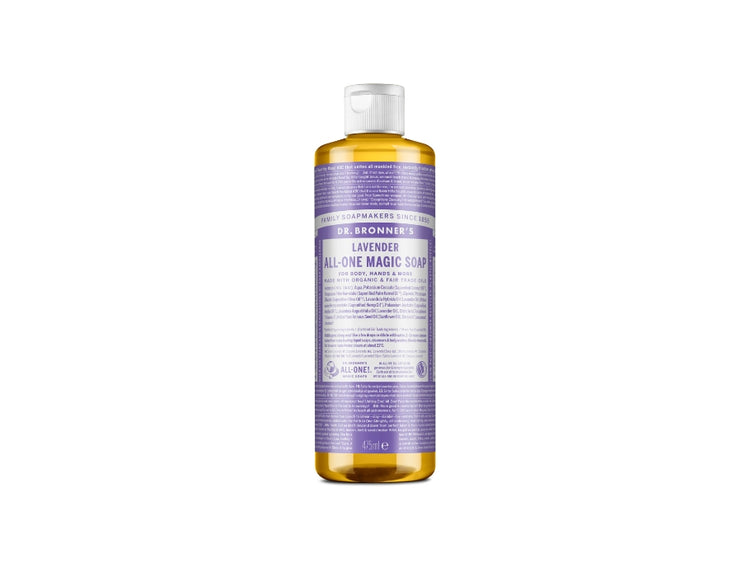 Dr. bronner's vloeibare zeep - pure castile - lavendel - 475 ml