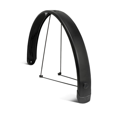 Eurofender achterspatbord tempo square 26 65mm mat zwart