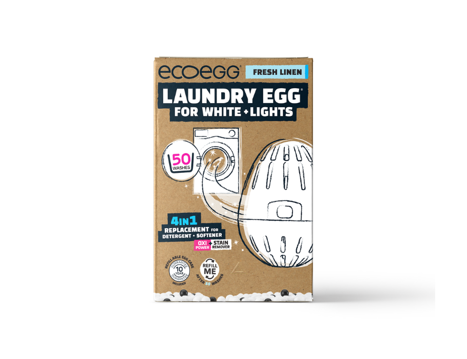 Ecoegg wasbal voor witte was - fresh linen - 50 wasjes