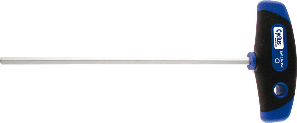 T-Greep Inbussleutel 5mm 350mm lang Cyclus 720538