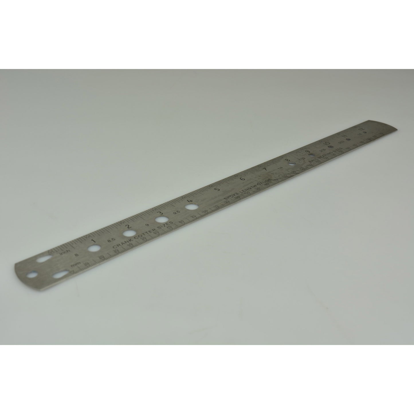 Icetoolz liniaal en meetlat 31cm voor spaken, rvs