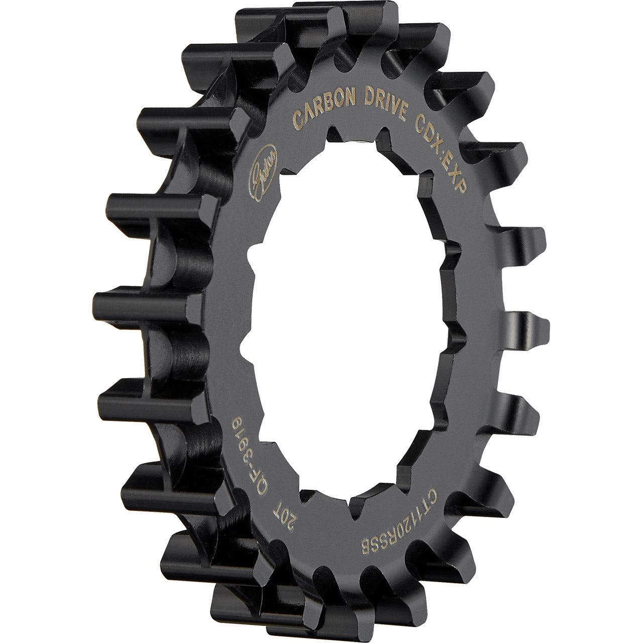 Gates sprocket cdx 20t rohloff splined zwart