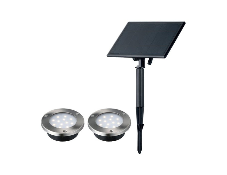 Gizmo solar tuinverlichting - zonne-energie - 2 stuks