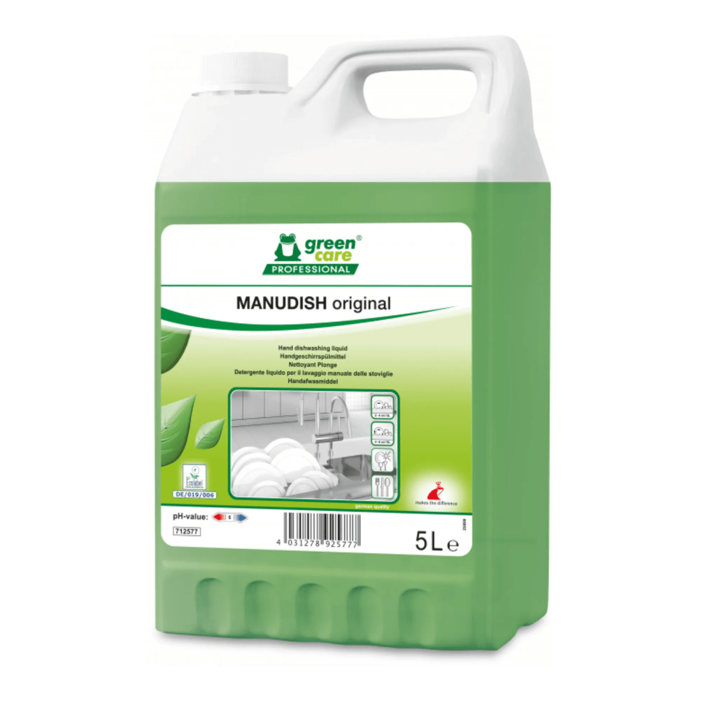 Green care professional green care manudish original (1x5 liter)