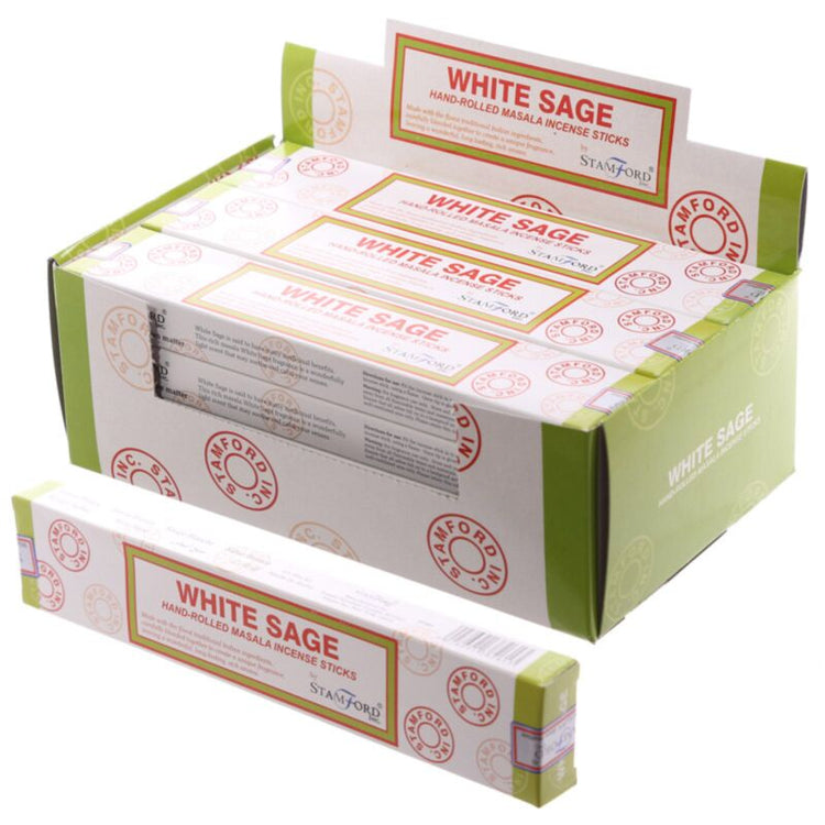 37261 white sage - stamford masala wierook stokjes