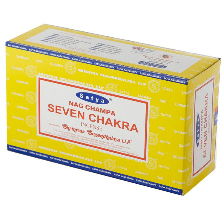 01412 vfm zeven chakra - satya nag champa wierook stokjes