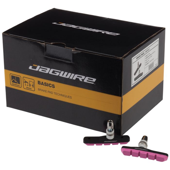 Jagwire mountain sport brake pad (50pcs (25 pairs)) - pink
