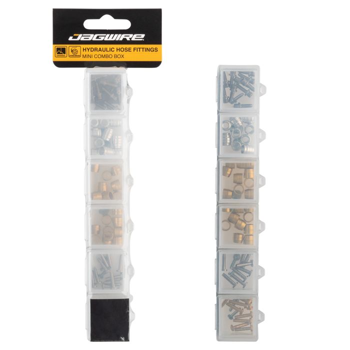 Jagwire hydraulic hose fittings mini combo box