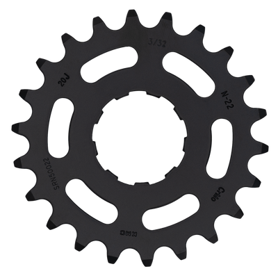 KMC Tandwiel 22T Zwart (Chromoly)