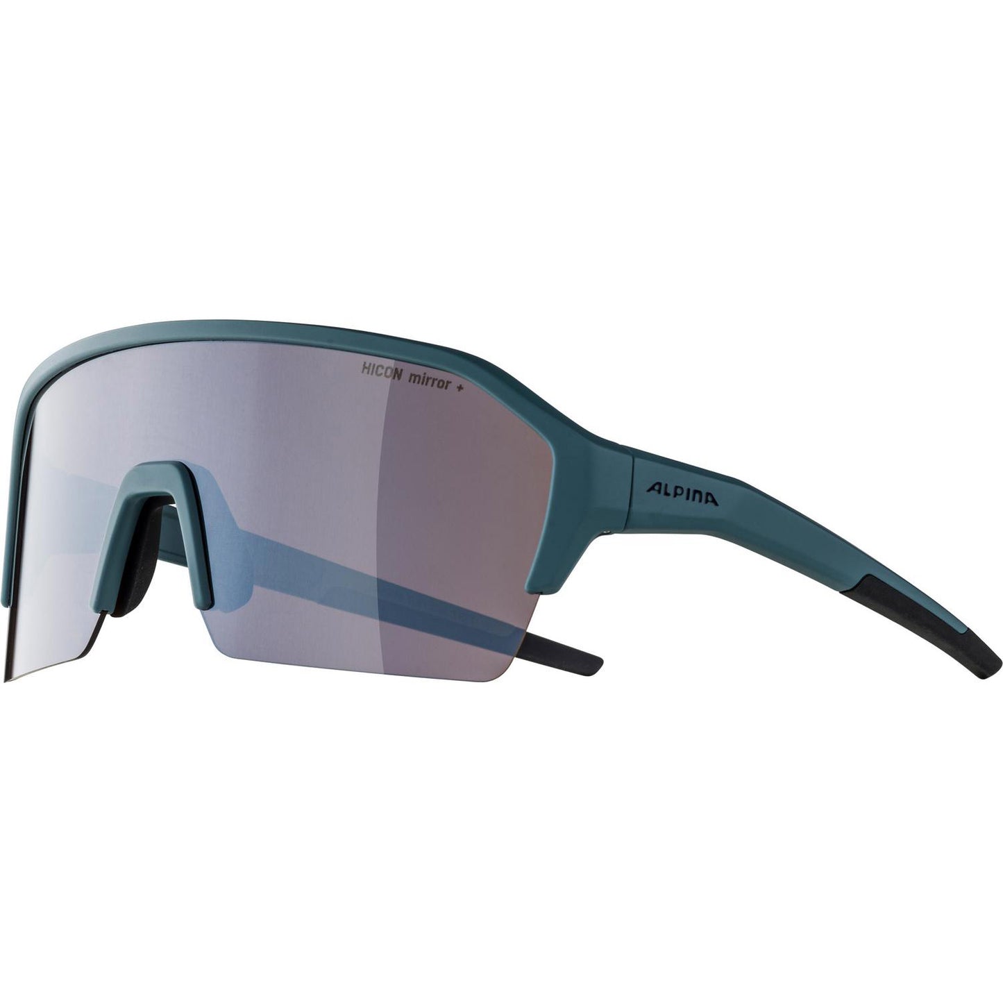 Alpina sport sportbril ram hr q-lite zilv. spiegellens blauw