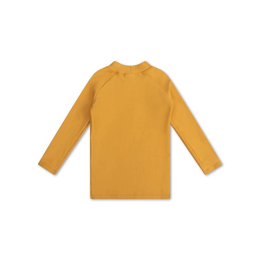Pure tones | geel uv zwemshirt met lange mouwen