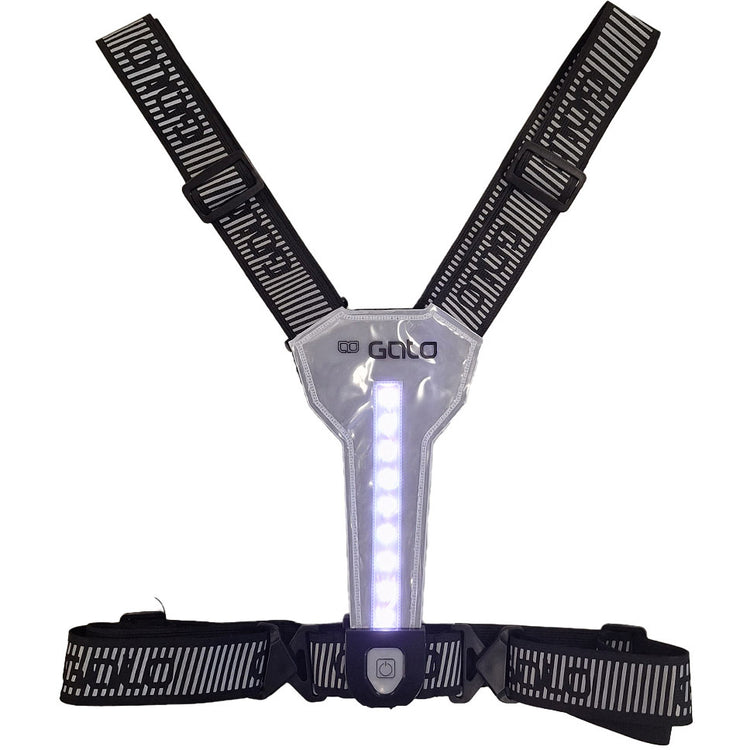 Outwet gato vest ultra led usb one size antraciet