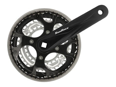 Sunrace - SunRace crankstel FCM300 -5mm 28-38-48 170mm m CG zw zi
