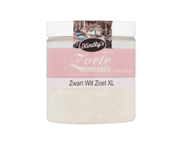 Kindly's zwart wit zoet jumbo potje (12 stuks)