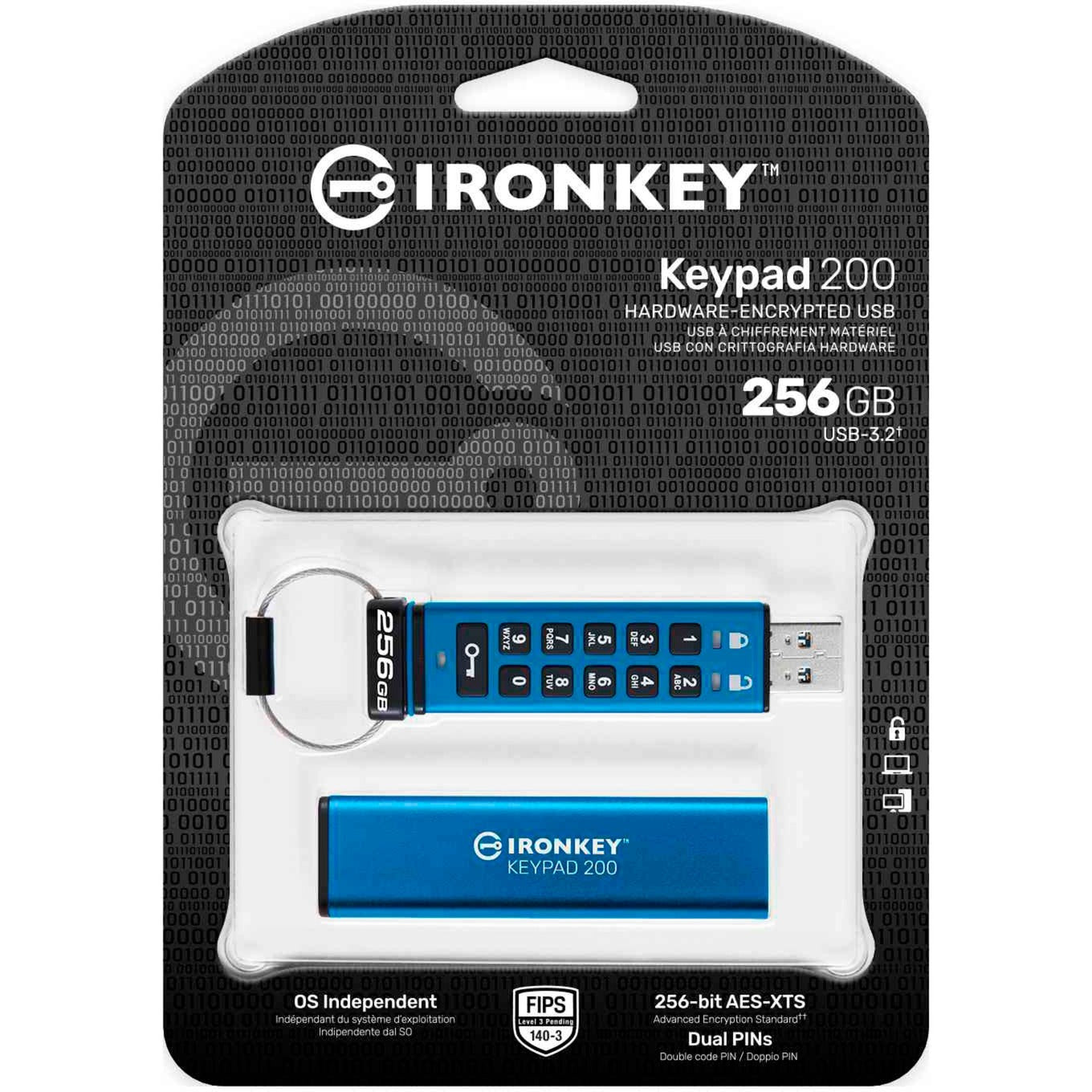 Kingston IronKey Keypad 200 256 GB
