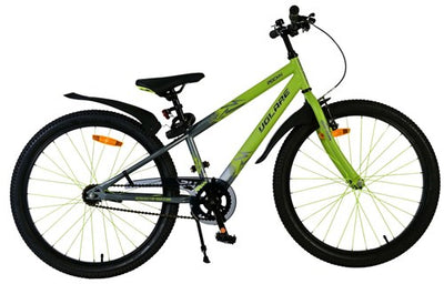 Volare 24 inch fiets rockey remnaaf groen grijs 42410