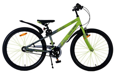 Volare 24 inch fiets rockey 3v remnaaf groen grijs 42414