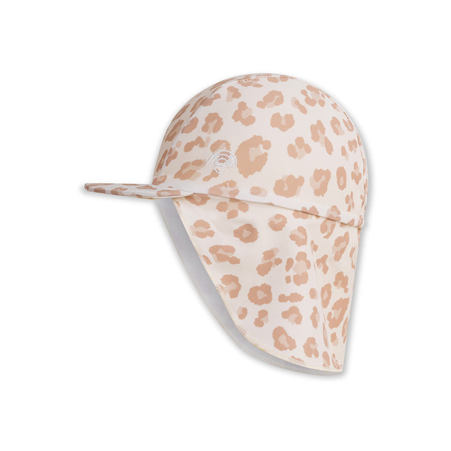 Leopard | beige uv zonnepetje