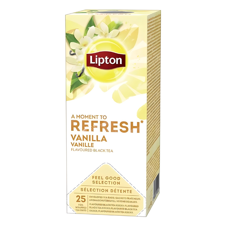 Lipton feel good selection thee vanille 1,6gr (6x 25 stuks)