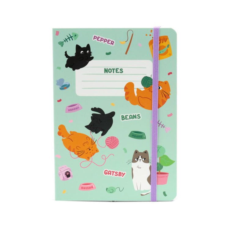 Beans co katten gerecycled a5 gelinieerd notitieboekje