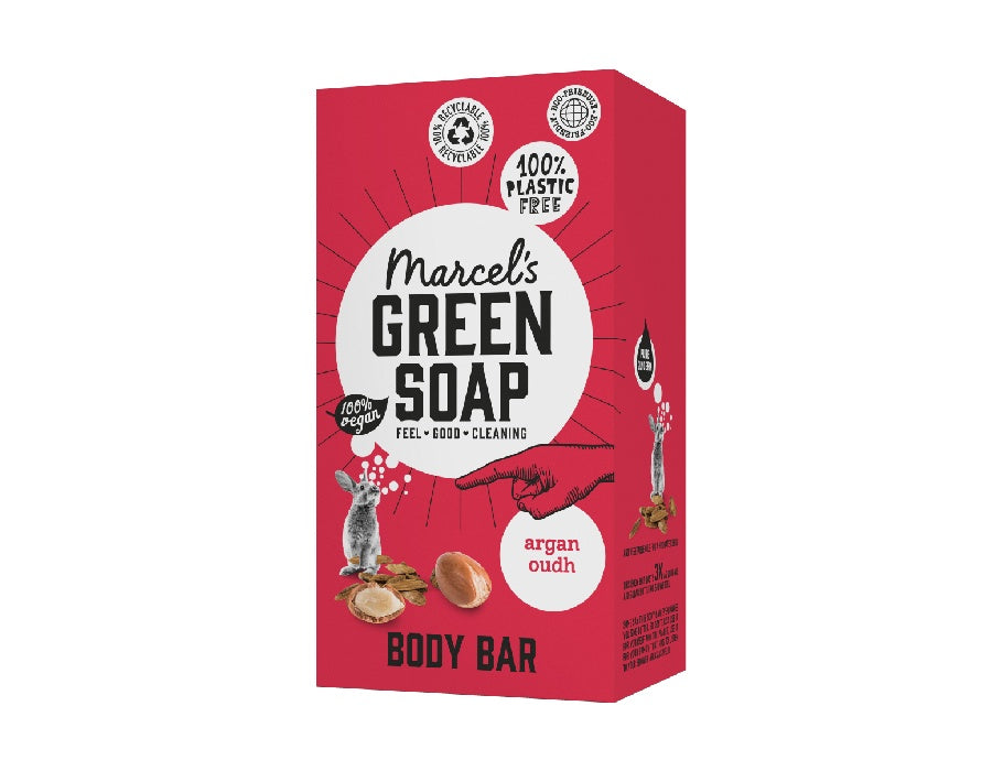 Marcel's green soap body bar - argan oudh - 150g