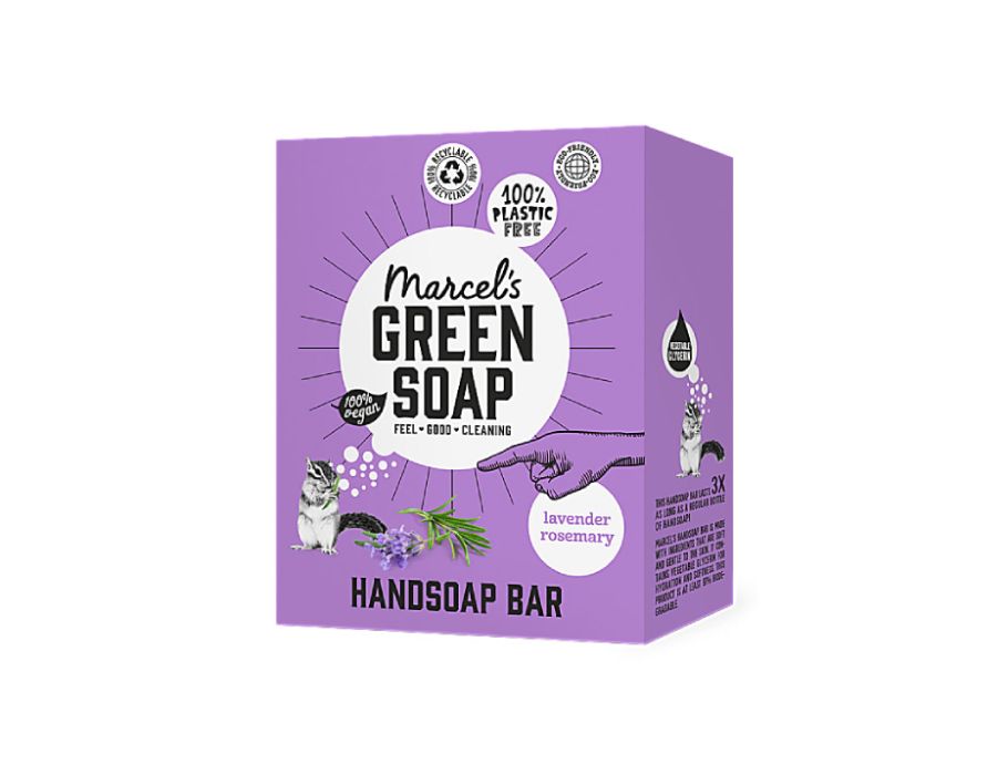 Marcel's green soap handzeep blok- lavendel rozemarijn - 90gr
