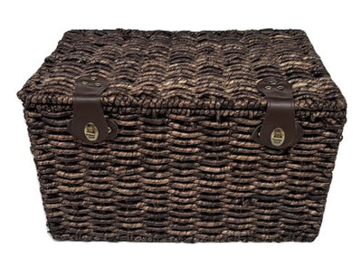 Bakkersmand bruin large 47x31x28 met deksel