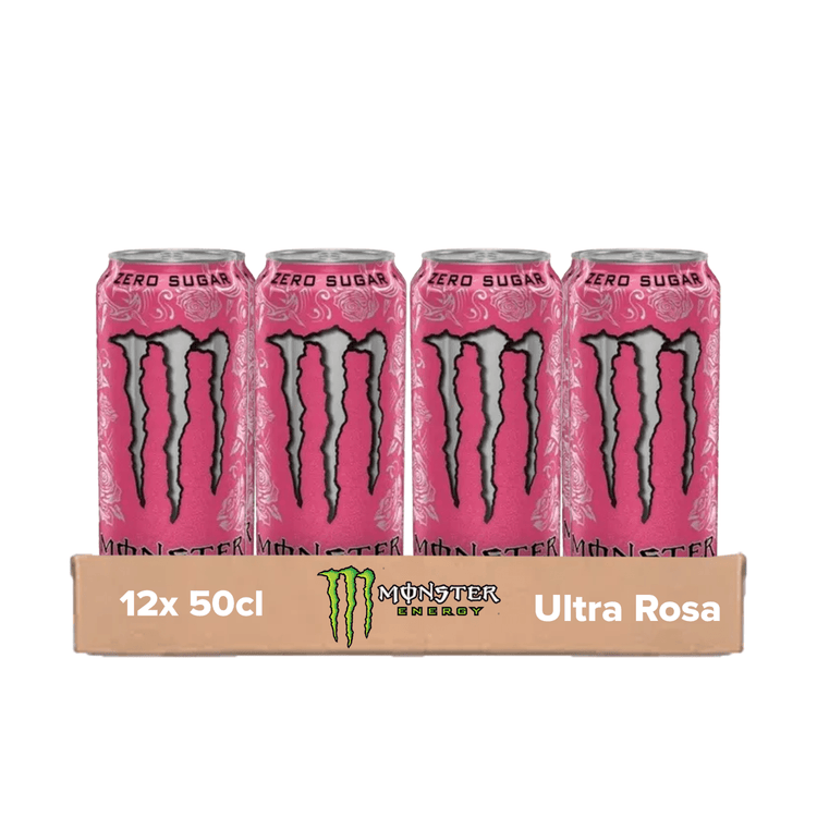 Monster energy ultra rosa blik zero sugar (12x 0.5 liter) (kopie)